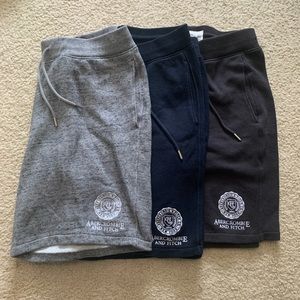 3 Abercrombie and Fitch Mens Shorts (L)